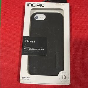Incipio Black DualPro Case for iPhone 8